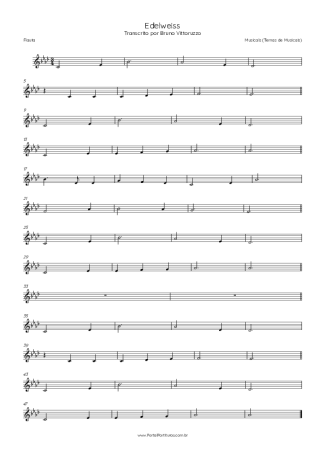 Musicals (Temas de Musicais)  score for Flute