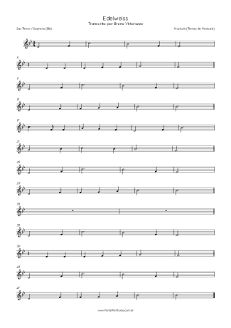Musicals (Temas de Musicais)  score for Tenor Saxophone Soprano (Bb)