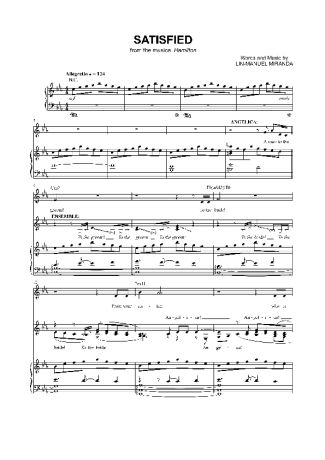 Musicals (Temas de Musicais) Satisfied score for Piano