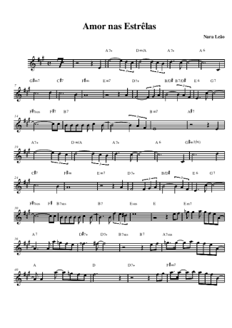 Nara Leão  score for Alto Saxophone