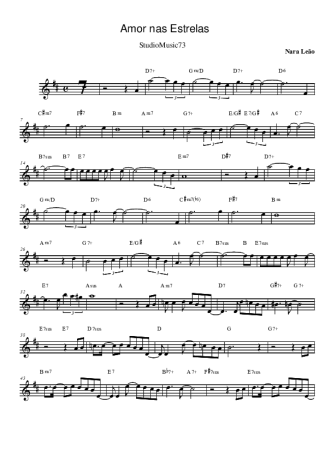 Nara Leão  score for Tenor Saxophone Soprano (Bb)