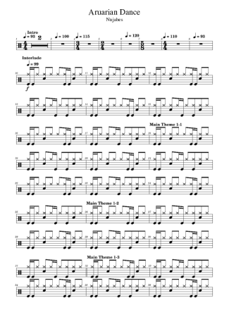Nujabes  score for Drums