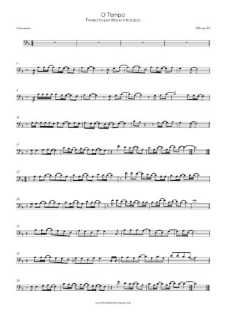 Oficina G3  score for Cello