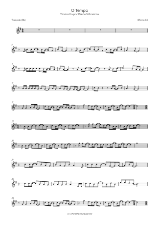 Oficina G3 O Tempo score for Trumpet