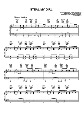 Steal My Girl Sheet Music, One Direction