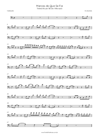 Os Incríveis  score for Cello