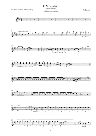 Os Incríveis  score for Clarinet (Bb)