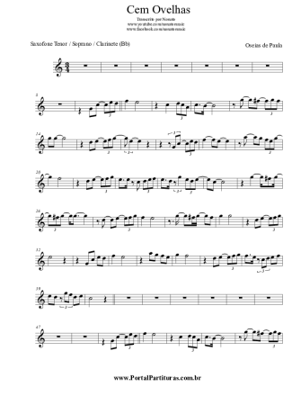 Ozeias de Paula  score for Tenor Saxophone Soprano (Bb)