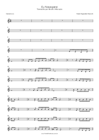 Padre Marcelo Rossi  score for Clarinet (C)