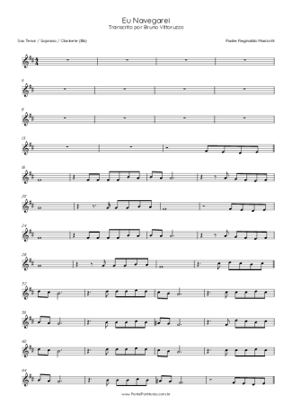Padre Marcelo Rossi  score for Tenor Saxophone Soprano (Bb)