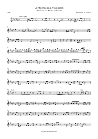 Paralamas do Sucesso  score for Harmonica