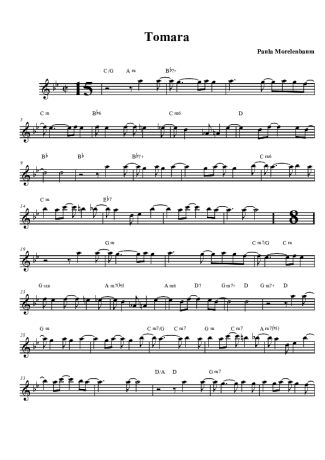 Paula Morelenbaum  score for Tenor Saxophone Soprano (Bb)