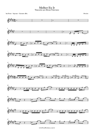 Péricles  score for Tenor Saxophone Soprano (Bb)
