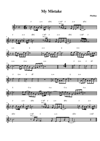 Pholhas  score for Alto Saxophone