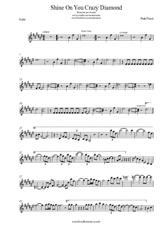 Pink Floyd  score for Harmonica