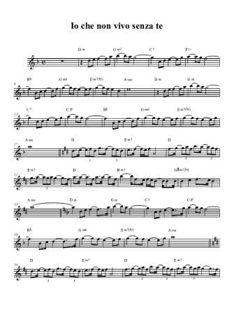Pino Donaggio  score for Tenor Saxophone Soprano (Bb)