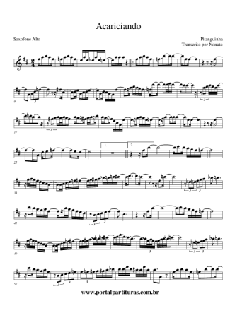 Pitanguinha  score for Alto Saxophone