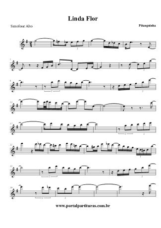 Pitanguinha  score for Alto Saxophone