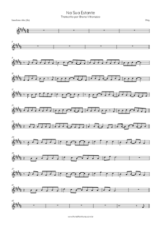 Pitty  score for Alto Saxophone
