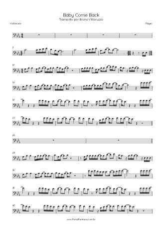 Player  score for Cello