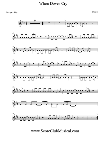Prince  score for Trumpet