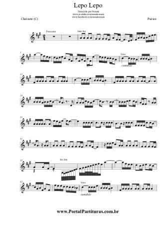 Psirico  score for Clarinet (C)