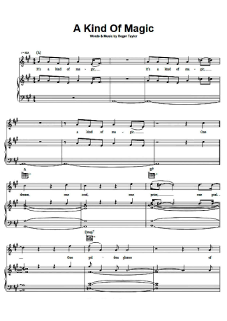 Queen  score for Piano