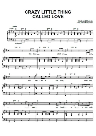 Queen  score for Piano