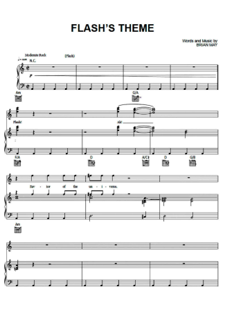 Queen  score for Piano