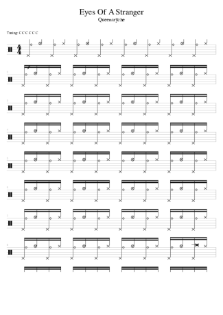 Queensryche  score for Drums