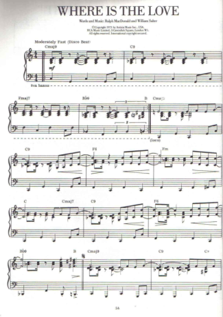 Ralph MacDonald  score for Piano