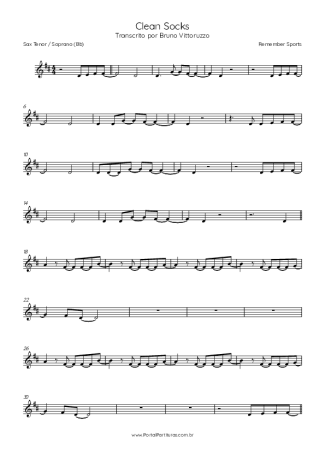 Remember Sports  score for Tenor Saxophone Soprano (Bb)