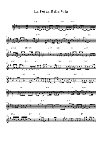 Renato Russo  score for Tenor Saxophone Soprano (Bb)