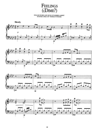 Richard Clayderman Feelings score for Piano