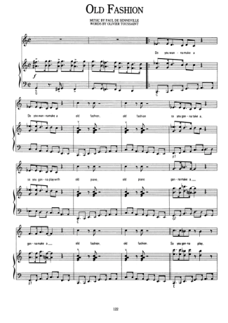 Richard Clayderman Old Fashion score for Piano