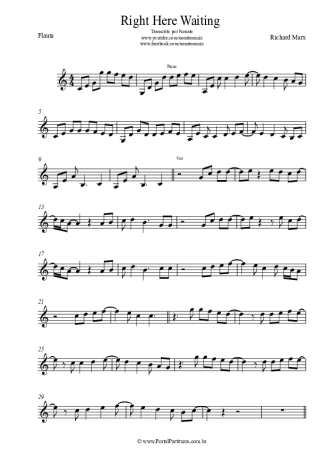 Richard Marx  score for Flute