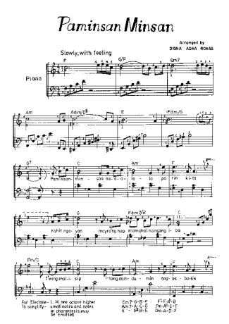Richard Reynoso  score for Piano