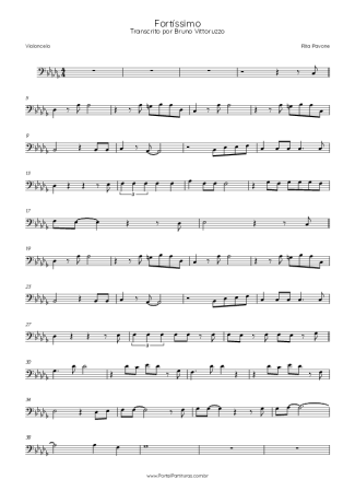 Rita Pavone  score for Cello