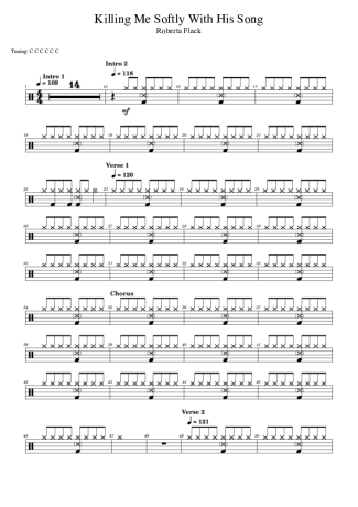 Roberta Flack  score for Drums