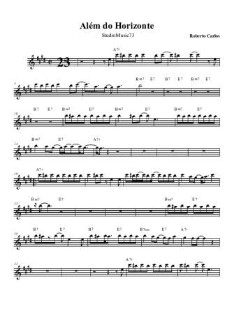 Roberto Carlos  score for Tenor Saxophone Soprano (Bb)