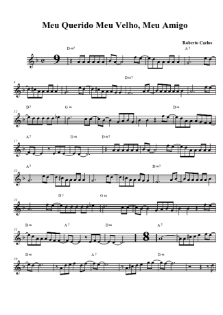 Roberto Carlos Meu Querido, Meu Velho, Meu Amigo score for Clarinet (Bb)