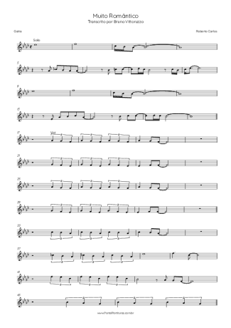 Roberto Carlos Muito Romântico score for Harmonica