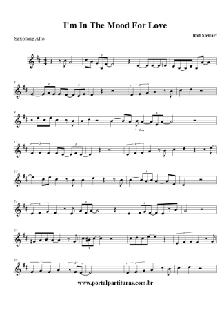 Rod Stewart  score for Alto Saxophone
