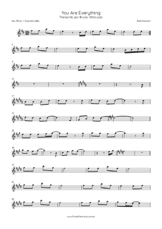 Rod Stewart  score for Tenor Saxophone Soprano (Bb)