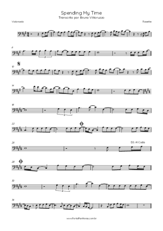 Roxette  score for Cello