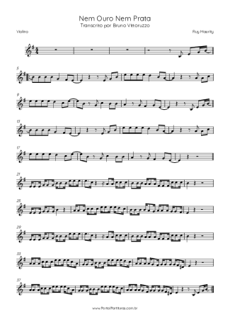 Ruy Maurity  score for Violin