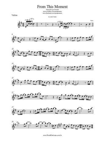 Shania Twain  score for Violin