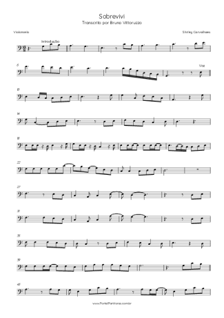 Shirley Carvalhaes  score for Cello