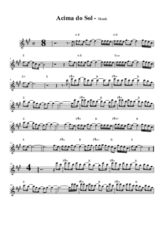 Skank  score for Alto Saxophone