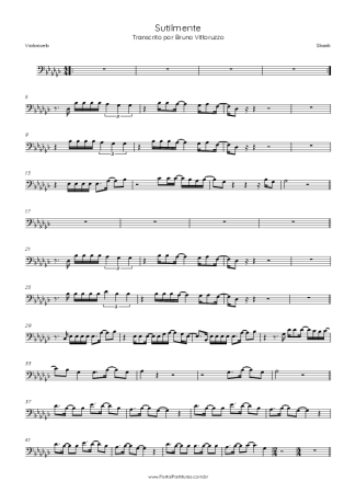 Skank  score for Cello